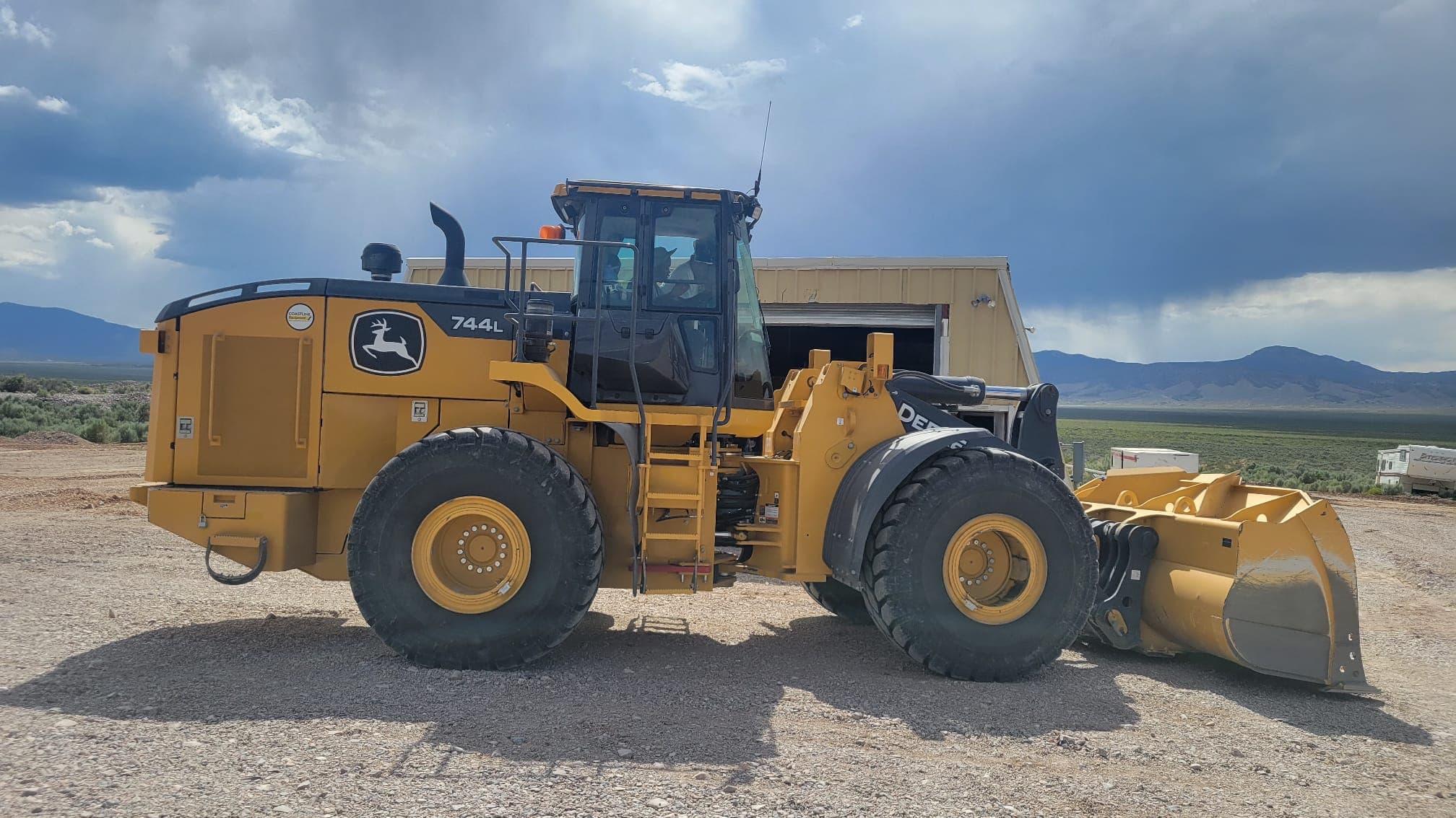 Mining equipment on site