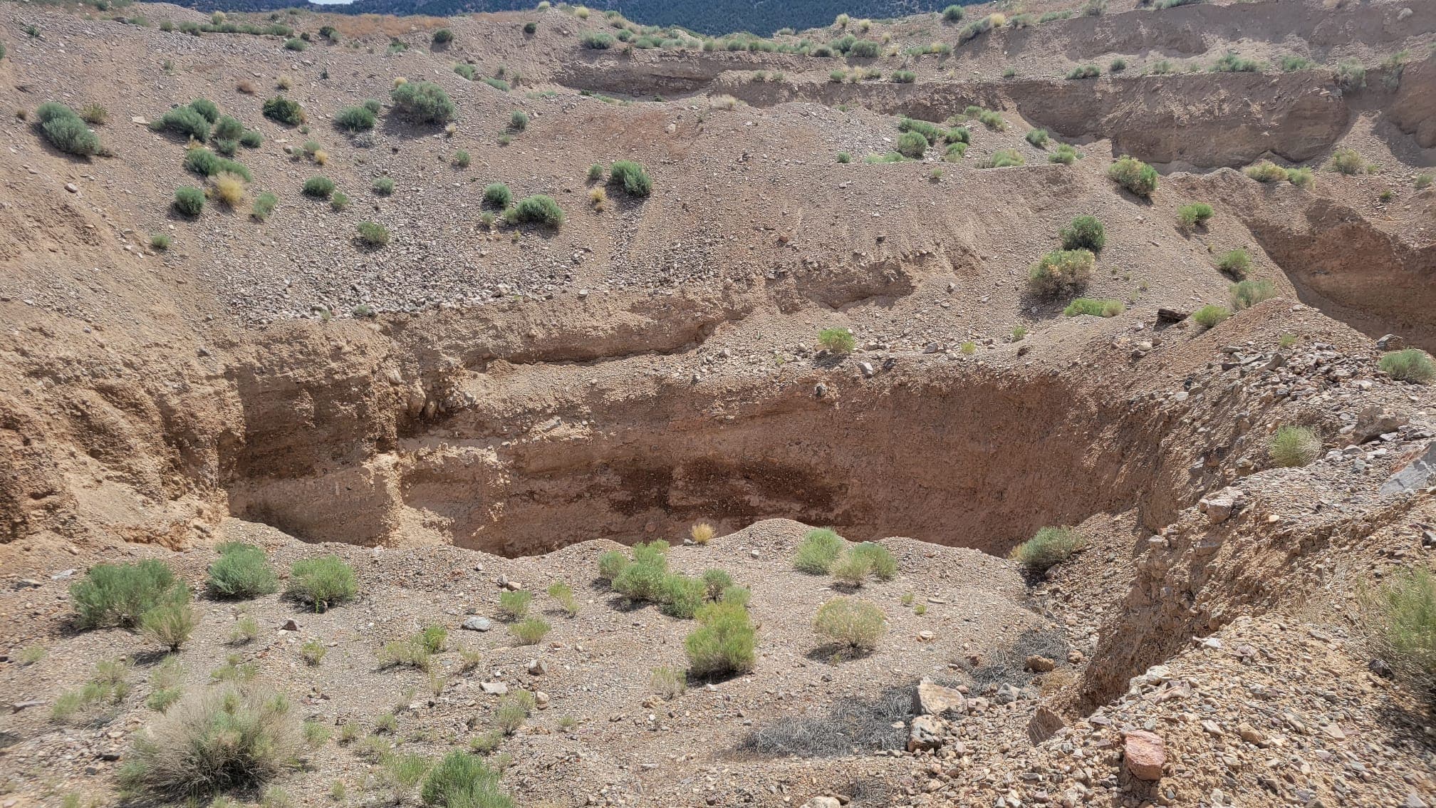 Gold bearing material